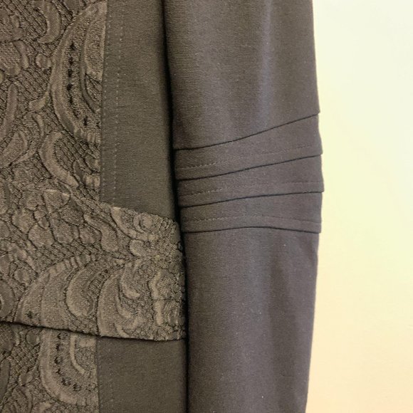 Yoana Baraschi Black Stretch Blazer Size 8 - Picture 4 of 9